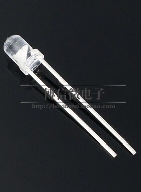 1K装 3MM 白发翠绿 绿色 绿光 LED发光二极管 短脚 1000只=20元