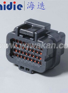 26P孔 适用汽车电脑版插针 ECU控制器线束插头 3-1437290-7配端子