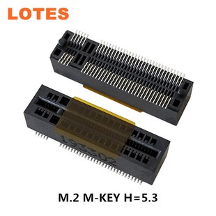 LOTES嘉泽得意 KEY APCI0110 P001A 67P 立贴NGFF插座 M.2