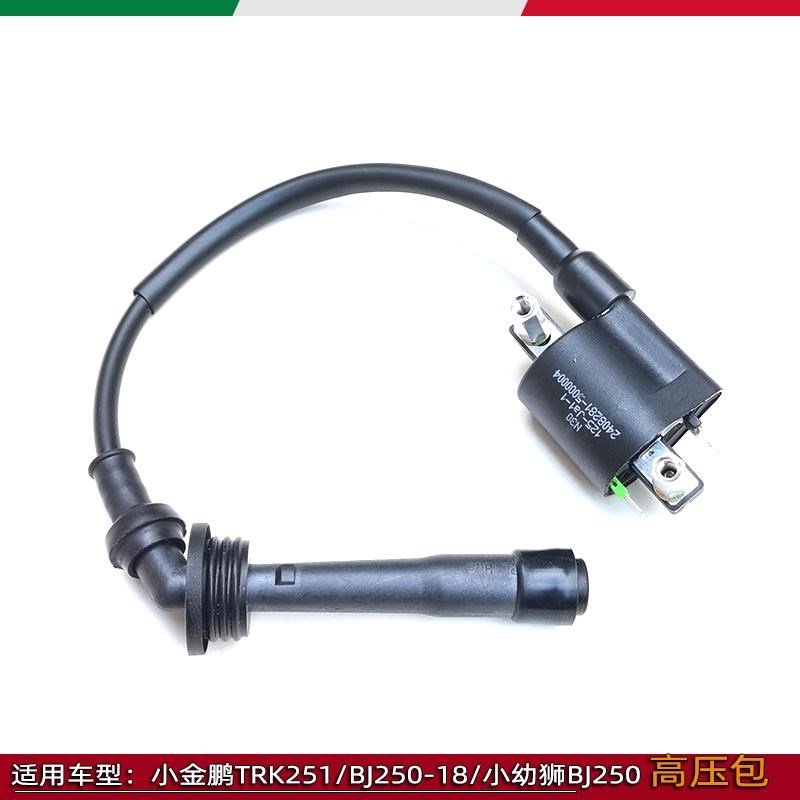 适用贝内利小金鹏TRK251/BJ250-18/小幼狮BJ250高压包点火线圈