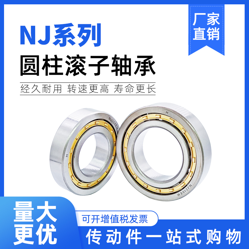 圆柱滚子轴承NJ2204/2205/2206/2207/2208/2209/2210/2211/2212EM