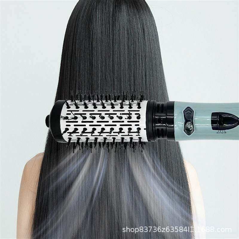 三合一多功能卷发器热风梳吹风梳直发冷风蓬松造型懒人电动美发梳