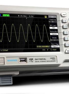 安泰信示波器GA1102CAL1202CAL3204CFL带宽100200双通道四通道