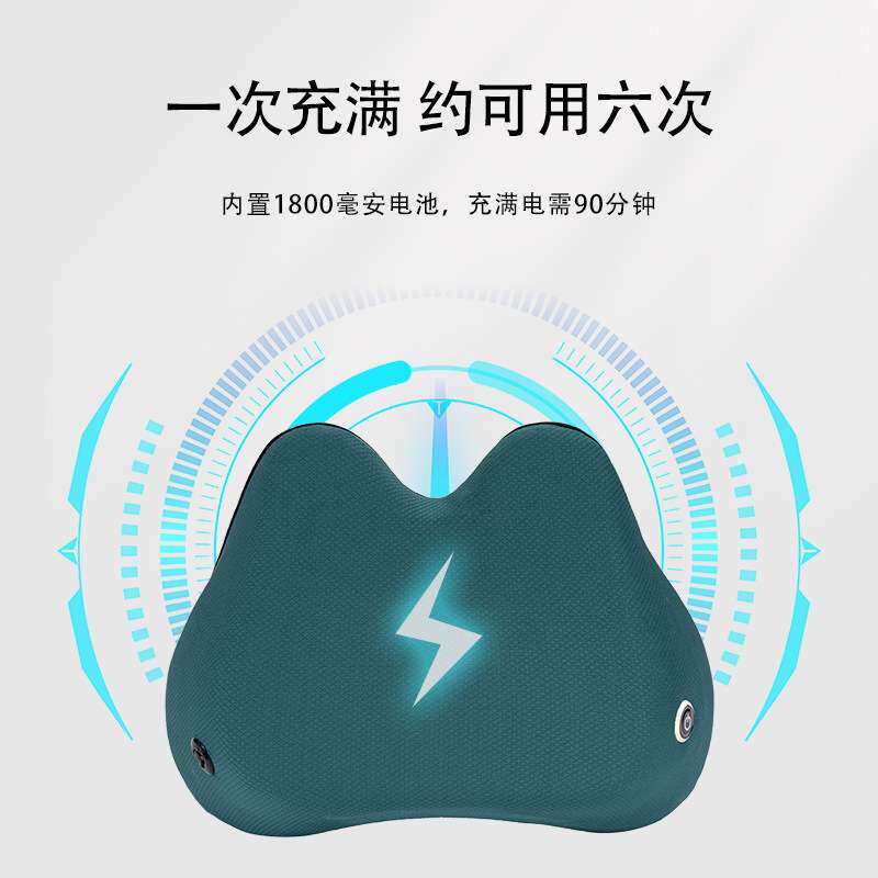 腰部按摩器家用车载护腰坐垫全身多功能热敷揉捏办公室腰靠按摩仪