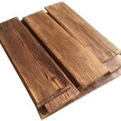 甄选老榆木门板旧木板吧台复古地板老门板风化新中式 老榆木茶桌茶