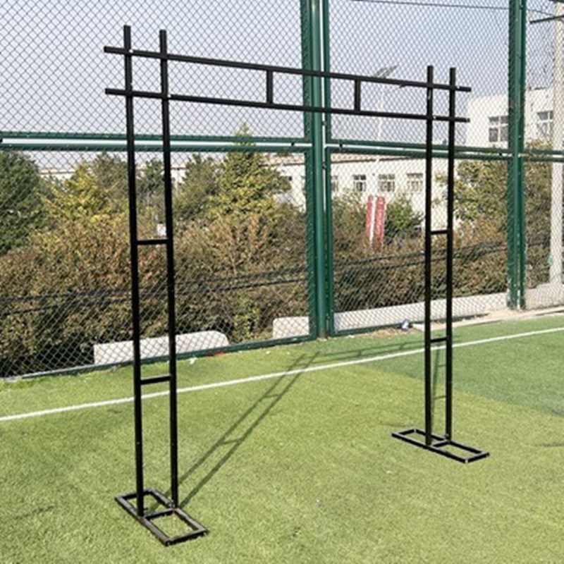 新款婚庆道具铁艺拱门幸福门森系户外花门婚礼现场背景布置架子