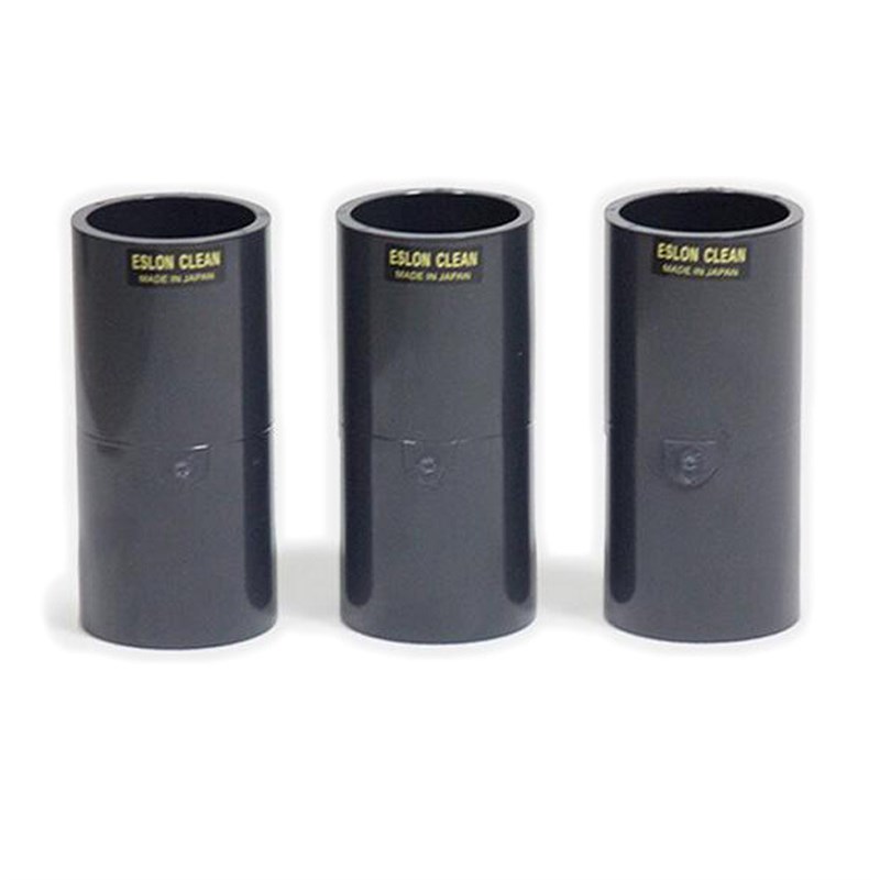 日本积水CLEAN-PVC管箍JIS爱水龙可玲超纯水管件直接禁油处理DN65