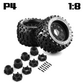 TRAXXAS 8竞速卡大脚轮胎165mm直径巨大17MM接结合器大S大E大F