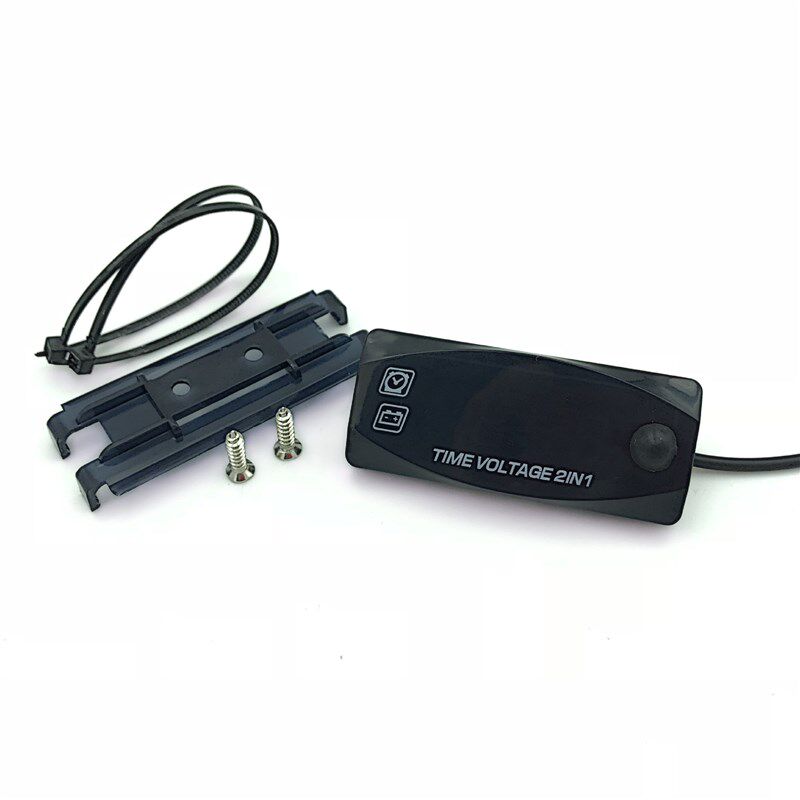 摩托车2合1仪表新劲战/GTR/BWS/雷霆/G5改装超薄款电压表时间表