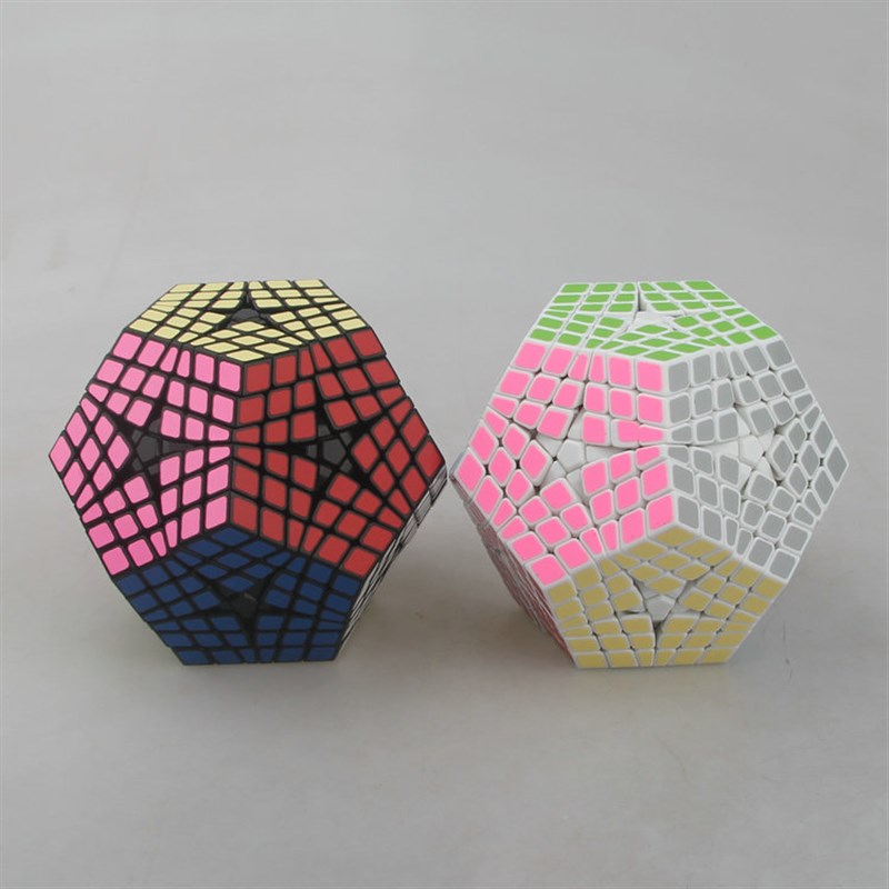 圣手 六阶五魔方 黑白Teraminx 6阶5魔方 六阶十二面体魔方