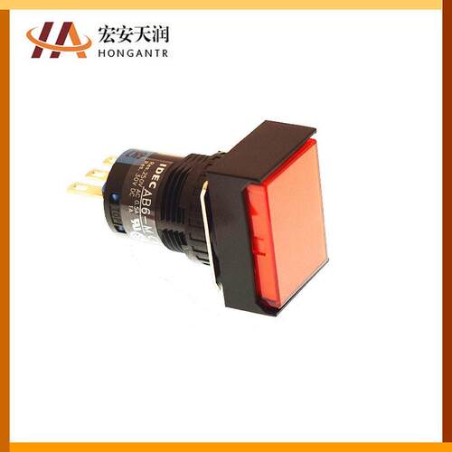 IDEC 和泉按钮开关 AB6H-M1PLRC 开孔迟勋16mm