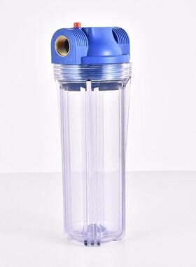厂家供应10寸透明滤净水器前置过滤器管道过滤4/6/1寸带排气阀