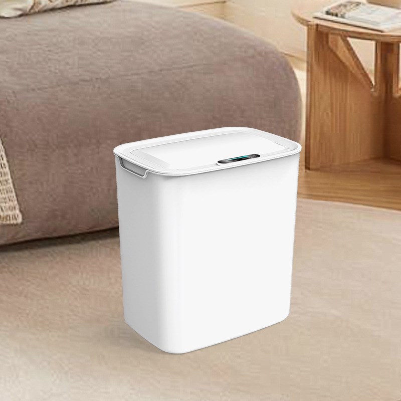 跨境家用智能感应垃圾桶感应带盖电动分类客厅卫生间厕所厨房