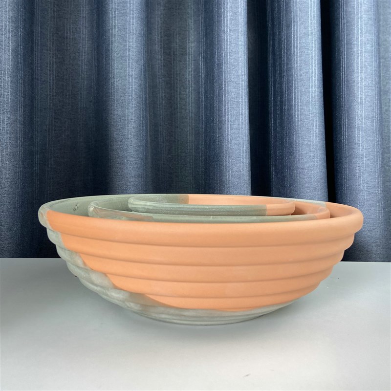 包邮红陶透气水仙花盆水仙盆碗莲睡莲铜钱草盆水培圆形中式装饰盆