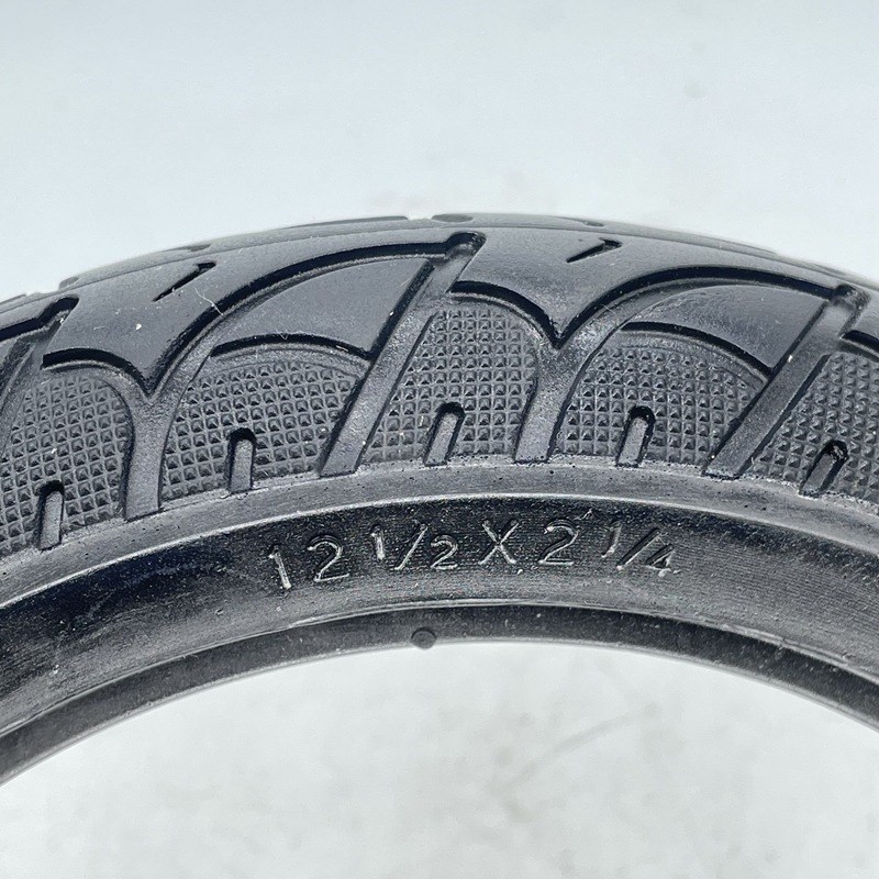 电动车外胎12 1/2x2 1/4实心胎57-203免充气轮胎12.5寸实心轮胎
