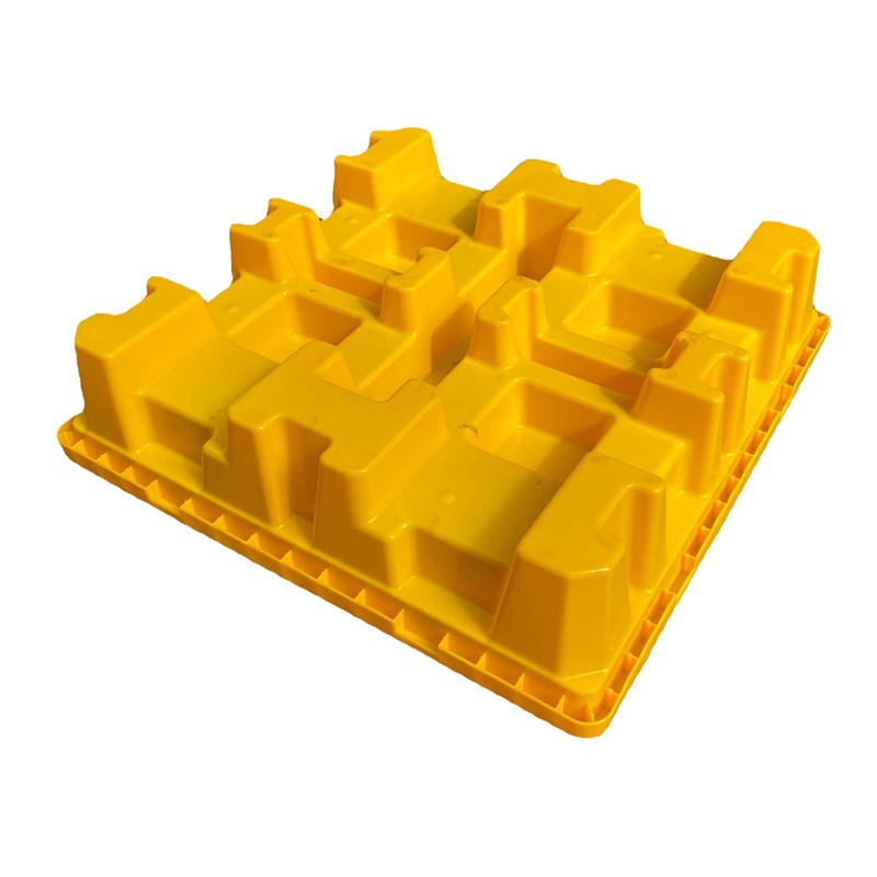 危废防渗漏塑胶托盘 化学品防漏二次容器防泄漏塑料卡板 油桶托盘