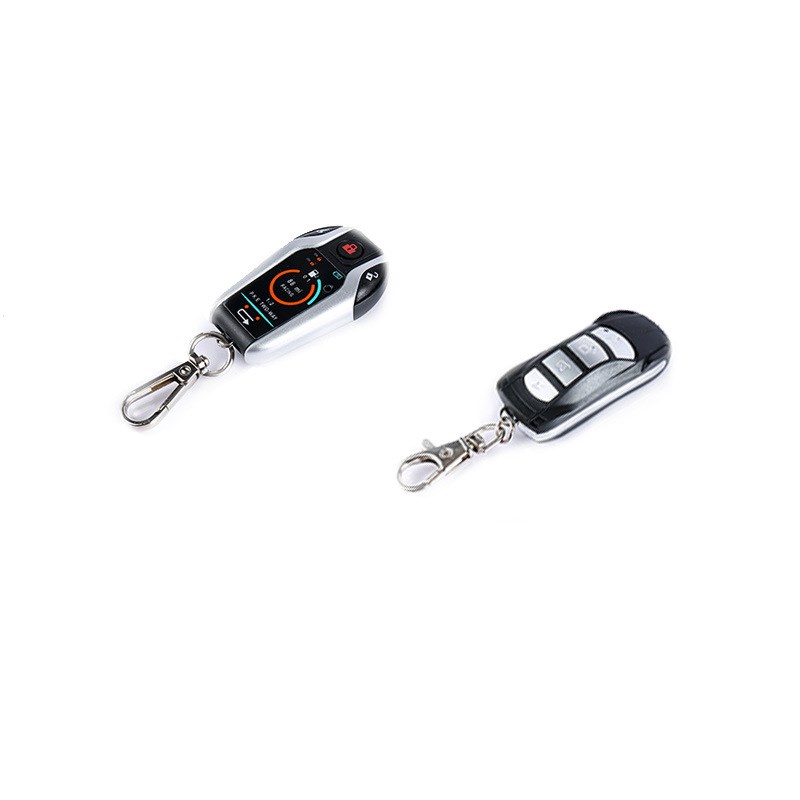 晶码电动车双向防盗报警器电动车配件双个遥控器防报警设备