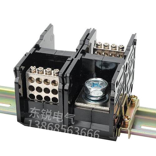海燕 FJ6D-200-01/12X10一进十二出接线端子200A导轨式分线器盒