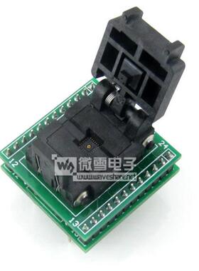 QFN24转DIP24 编程座 IC测试座 引脚间距0.5mm 24QN50K14040带板