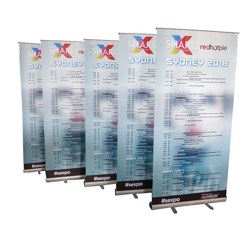 易拉宝厂家供应塑钢铝合金易拉宝 双面易拉宝 高档易拉宝画面打印