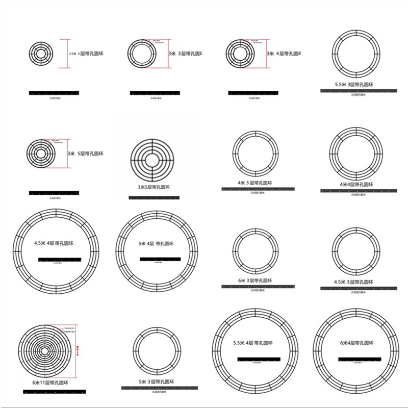 婚庆道具吊顶架定位珠圆环带孔水晶厅装饰架子婚礼堂场景顶部布置