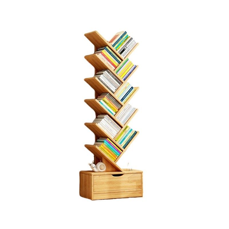 实木书架创意树形落地置物架家用客厅收纳架墙角书柜儿童储物柜子,住宅家具,书架,淘宝优惠券,粉丝福利购,淘宝优惠卷