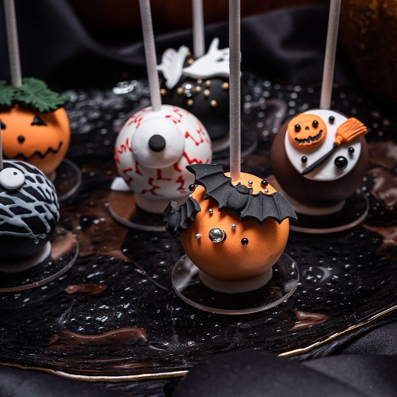 仿真蛋糕模型万圣节假棒棒糖甜品台装饰布置摆件节日礼品拍摄道具