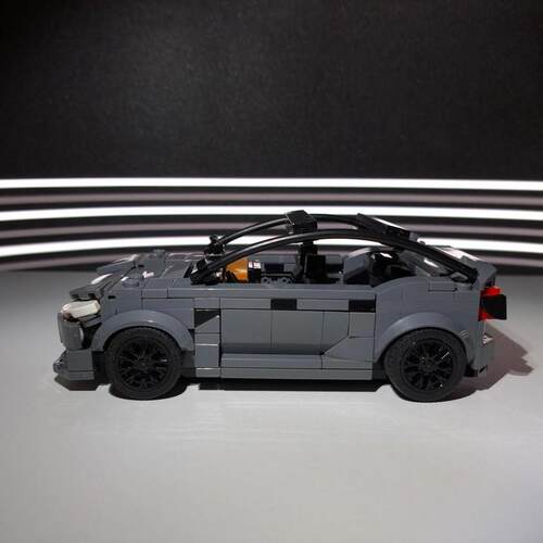 MOC-134213 特S拉 model Y 330片 电子图纸 拼插积木 8格