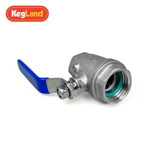 精酿可乐瓶螺纹转3 KegLand 4内螺纹接口球阀酿酒设备配件KL18487