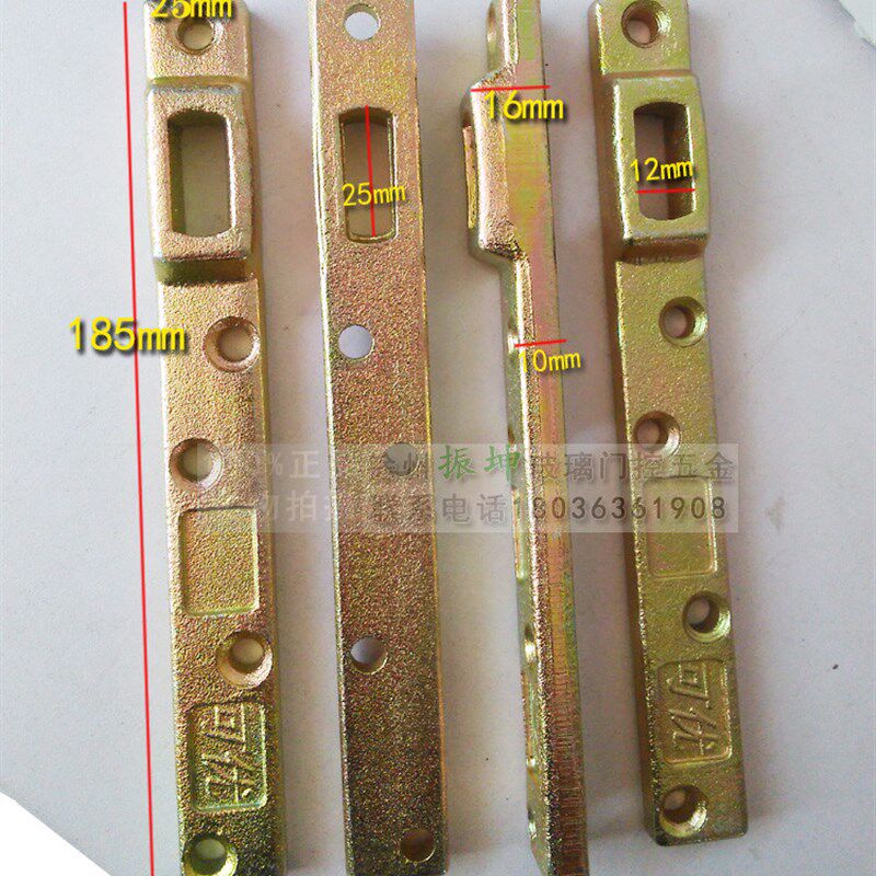 皇冠地弹簧通用型地黄配件木门不锈钢有框门预埋件下轴下摇臂附件