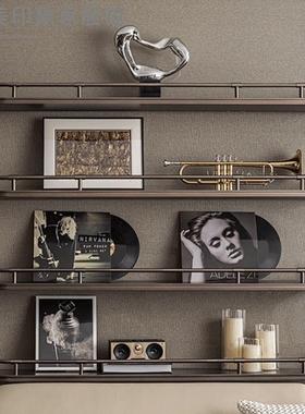 现代轻奢摆件客厅置物架博古架玄关柜软装饰书架隔断架墙面陈设品