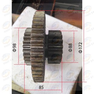 55齿三联齿轮 陕西汉川T611C TX611C镗床主轴传动Z19