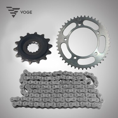 隆鑫VOGE无极LX350AC 350AC原装套链条大小飞副轴主动驱动链轮