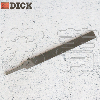 德国原装进口Dick 去毛刺锉刀 特殊锉纹 用于塑料150m 200mm