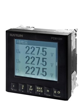 纳宇PD810H-E 电力品质PD810H- -B的所有功能+谐波分析+最值统计