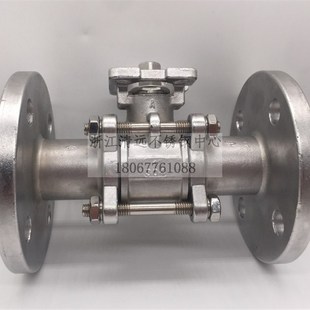 Q41F高平台法兰球阀 高平台法兰球阀3pc三段式 304 316不锈钢三片式