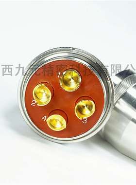 XCD45T4K1P40+FJDP40 XCD45F4Z1D40大电流圆形电缆航插头座带线夹