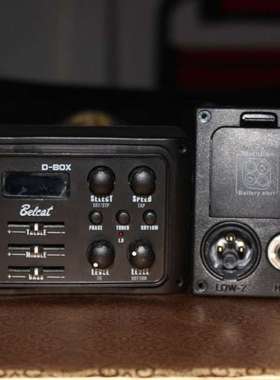 DigiQ-9电箱木吉他配件压感全数字信号处理3段EQ吉他拾音器DBOX