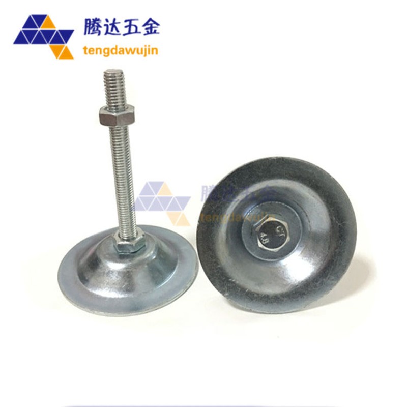 平底脚杯喇叭脚固定蹄脚镀锌铁皮调节脚地脚螺丝AD60-M8 M10 M12