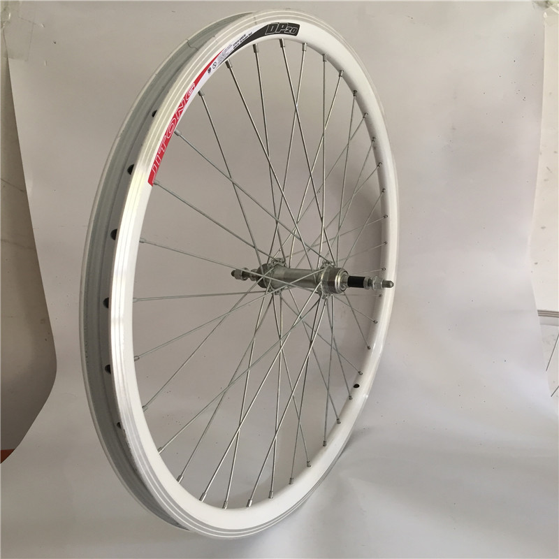 包邮自行车公路车死飞车700Cx23 26寸山地车圈加厚钢圈刀圈V刹用