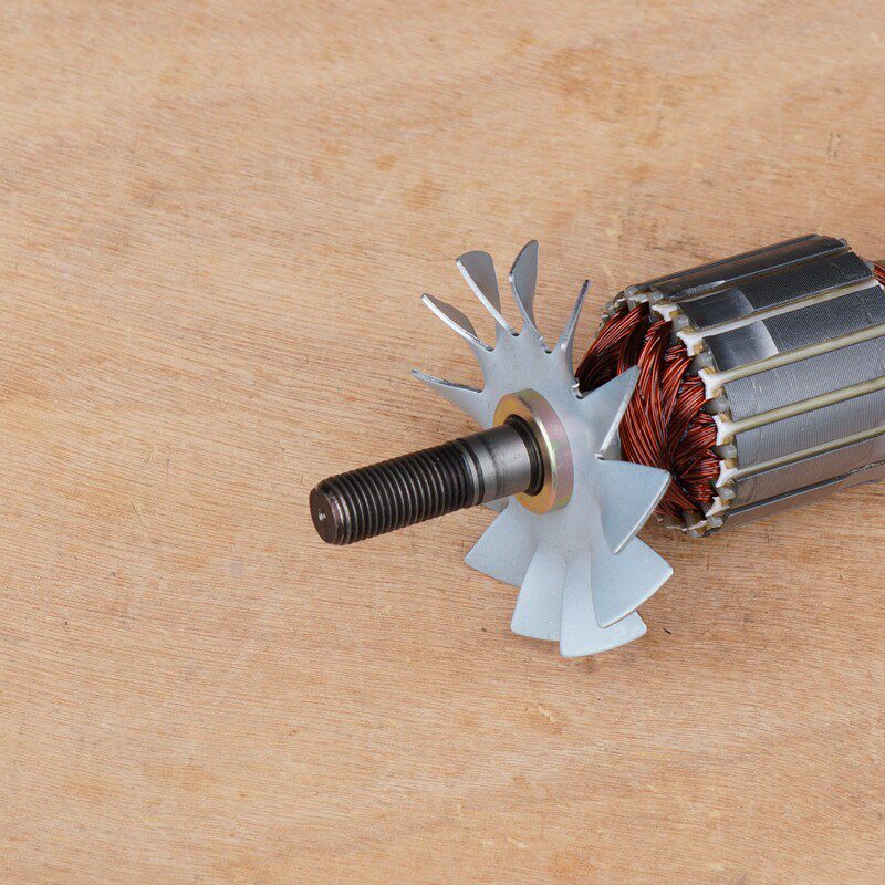 双木7255A锯铝机转子255铃木10寸切割机东本定子皮带电机原厂配件