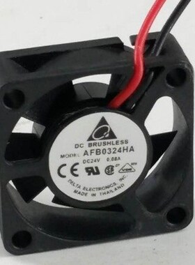 台达 Delta AFB0324HA 3CM 3010 24V 0.08A 2线 变频器 散热风扇