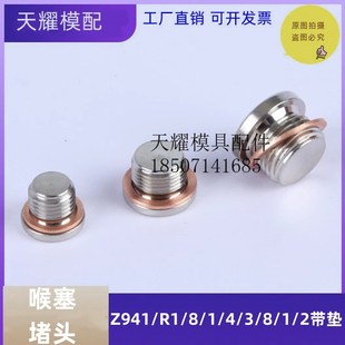 2带垫 供应HAASCO内六角止付螺丝油路喉塞Z941