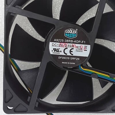 全新正品 酷冷9025 9CM风扇 4线温控调速DF0922512RFUN 12V 0.60A
