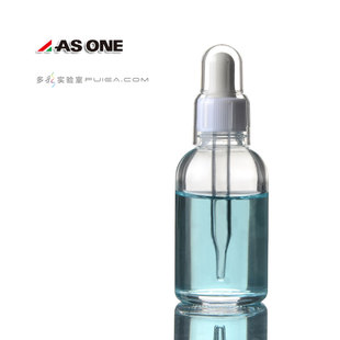 白滴瓶60ml 精油瓶吸管瓶透明滴管瓶饵料调剂分装化妆瓶进口ASONE
