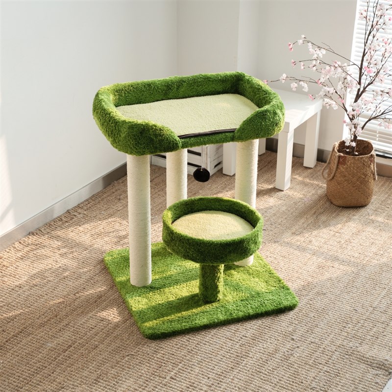 肥猫布偶缅因猫窝猫树猫爬架一体剑麻替换垫子猫玩具攀爬猫架大床