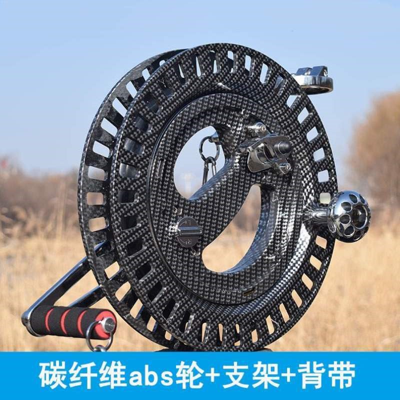 倒转风筝手刹轮手握防手摇盘轮带轮线风筝线盘轮风筝轮线