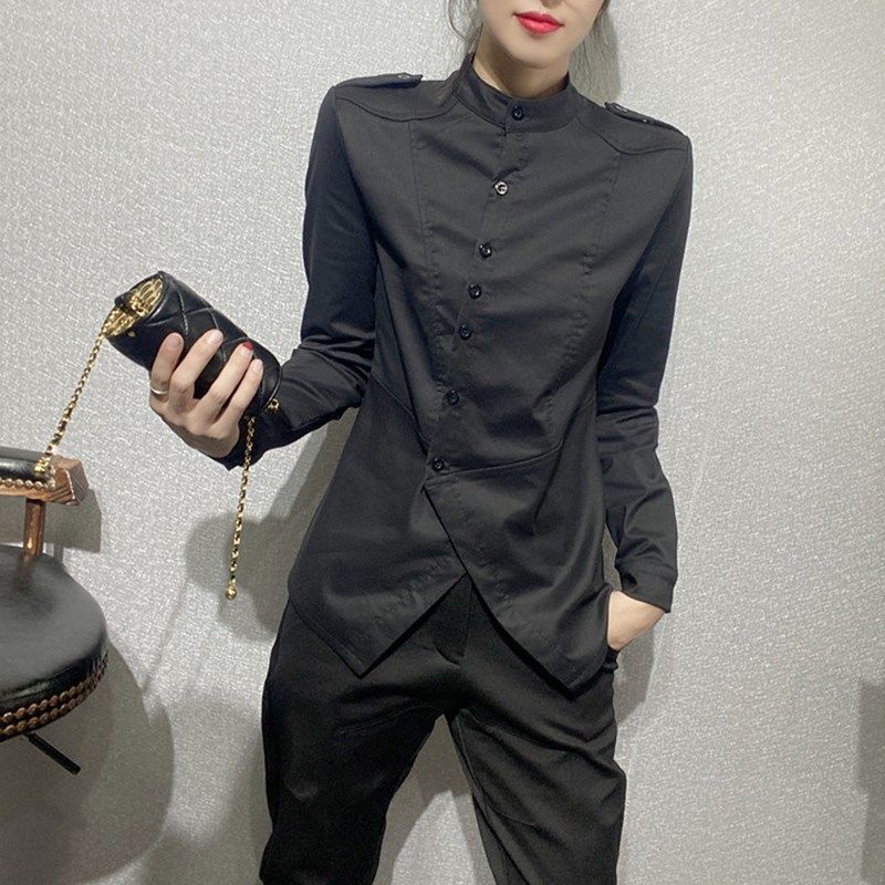 加绒衬衫女长袖保暖加厚打底w工作服冬季新款正装带绒职业衬衣洋