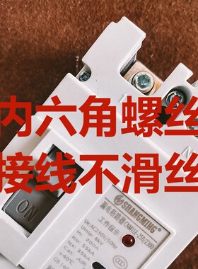 CM1LE单相漏电断路器63A 100A 125A 160A 250A塑壳漏保220V空开2P