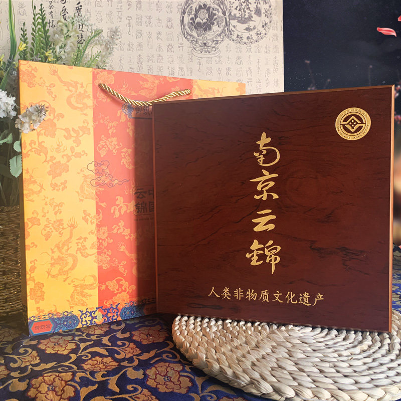 南京云锦披肩 中国风传统特色民族手工艺礼品出国送老外云锦礼物